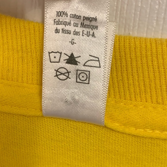Graphic Tee Yellow Size Large - Picture 4 of 5